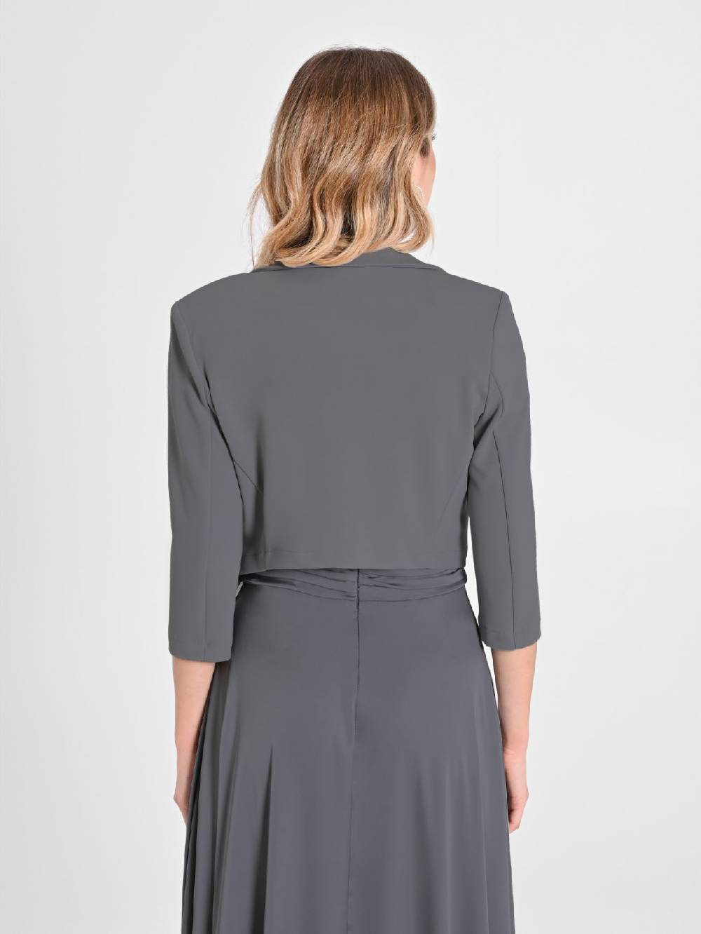 Rinascimento Giacca Corta In Scuba Mano Crepe