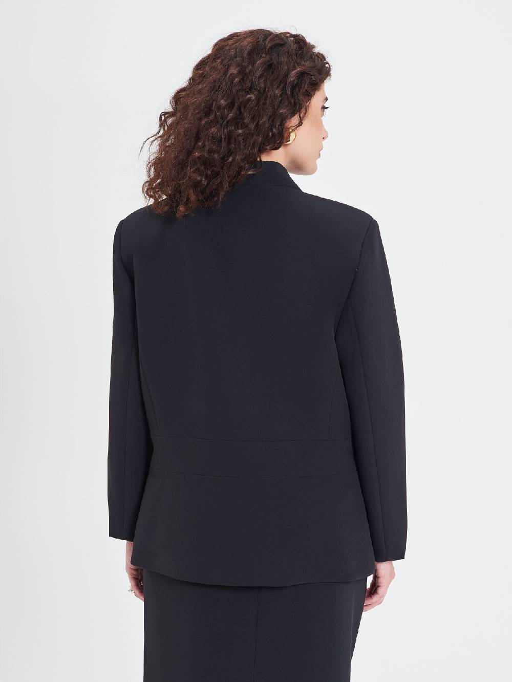 Rinascimento Giacca Curvy Fibbia Geometrica