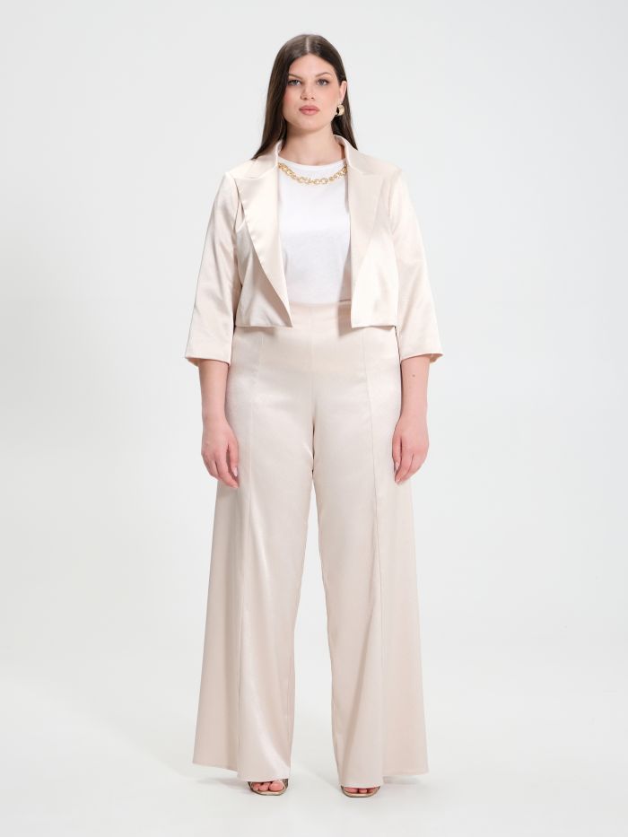 Rinascimento Giacca Curvy In Envers Satin