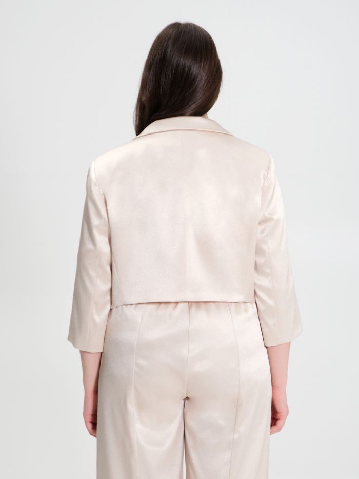 Rinascimento Giacca Curvy In Envers Satin