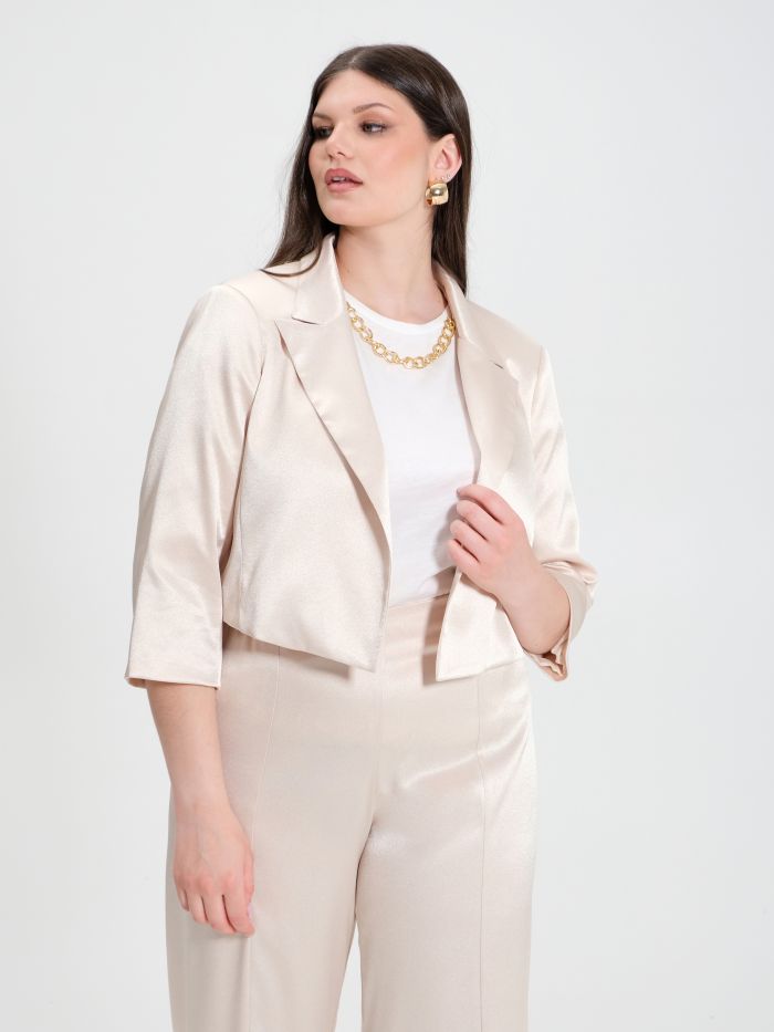 Rinascimento Giacca Curvy in Envers Satin