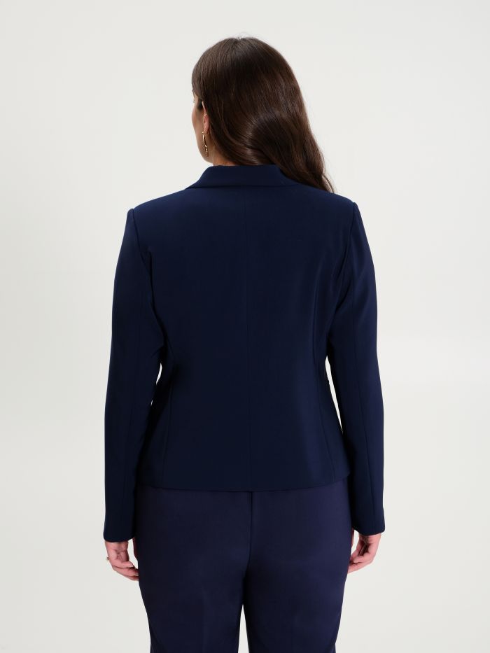 Rinascimento Giacca Curvy Monobottone Blu Navy