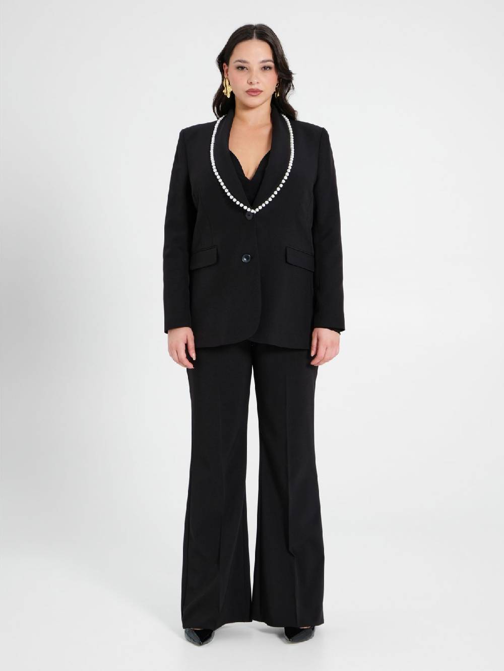 Rinascimento Giacca Curvy Perle