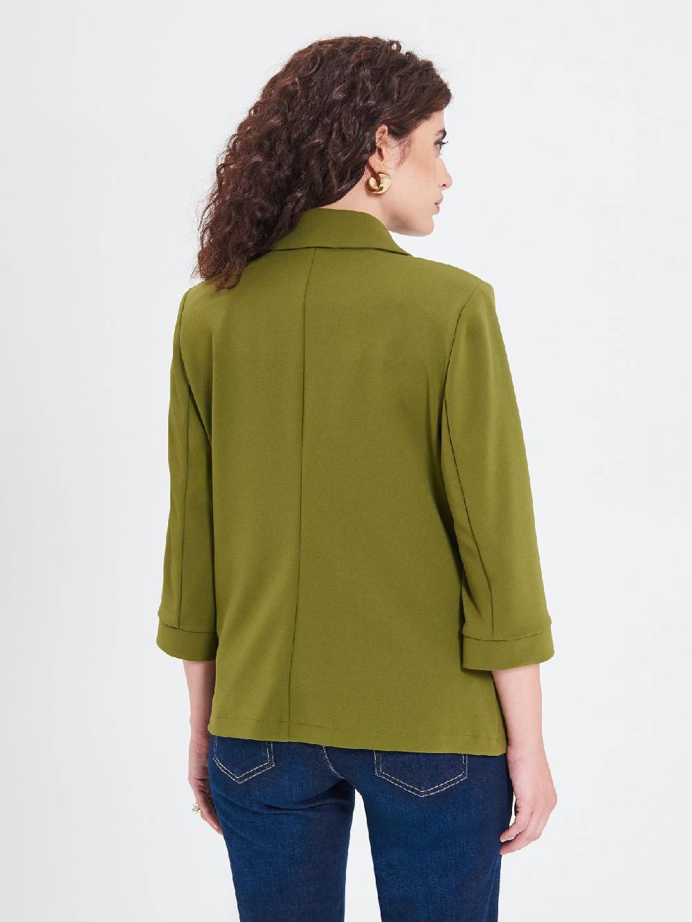 Rinascimento Giacca Curvy Verde Muschio