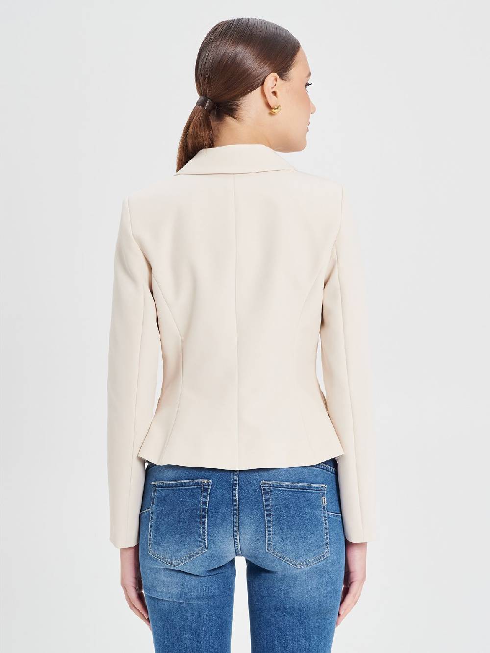 Rinascimento Giacca Doppiopetto Beige Donna