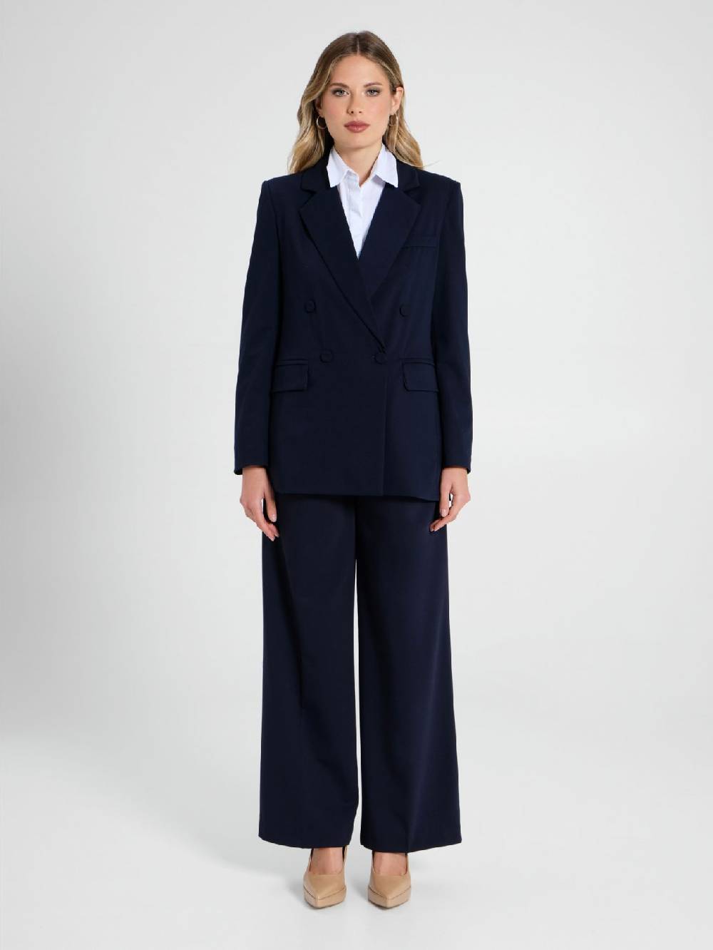 Rinascimento Giacca Doppiopetto Misto Lana