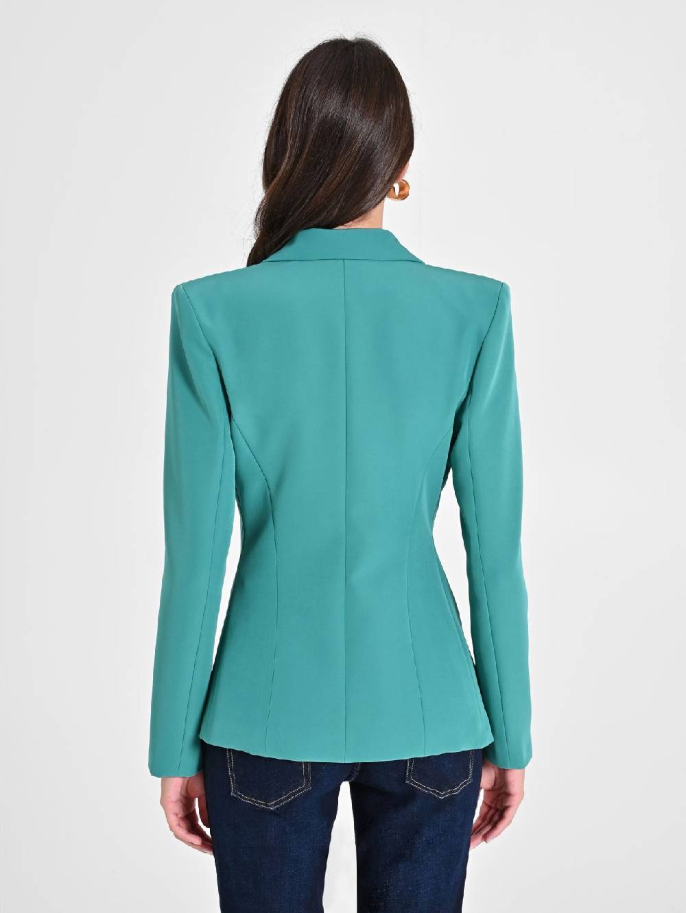 Rinascimento Giacca Doppiopetto Verde Giada