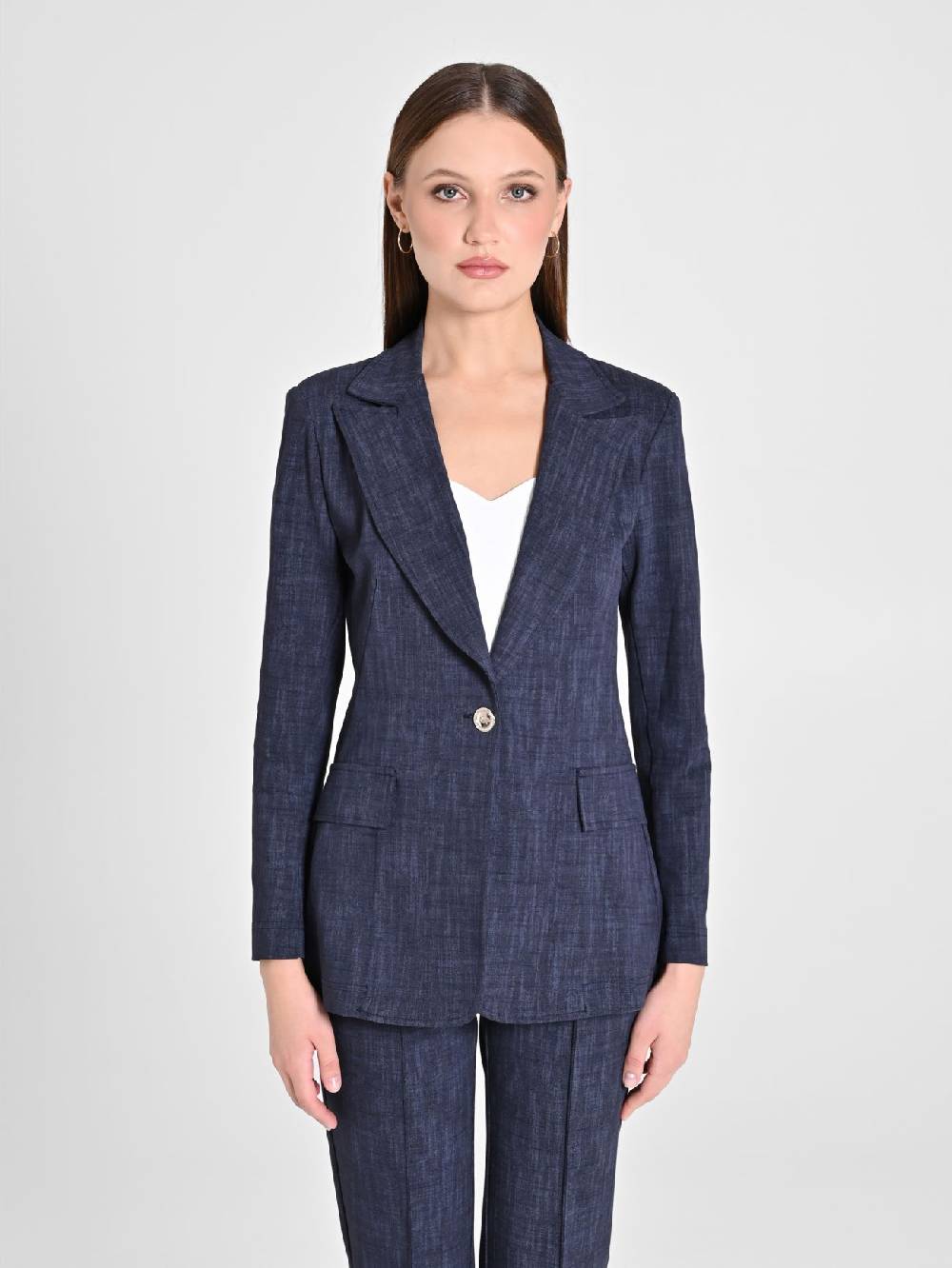 Rinascimento Giacca Effetto Denim