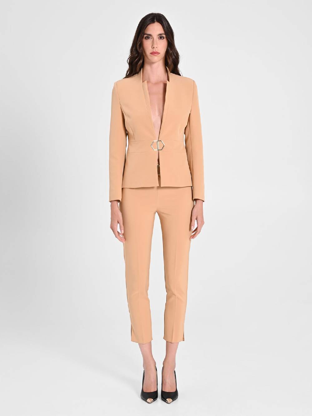 Rinascimento Giacca Fibbia Geometrica