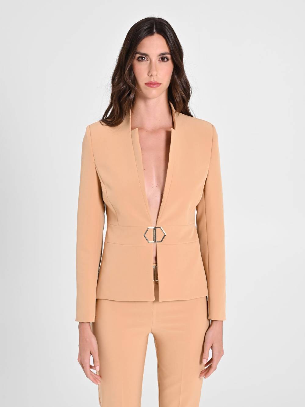 Rinascimento Giacca Fibbia Geometrica