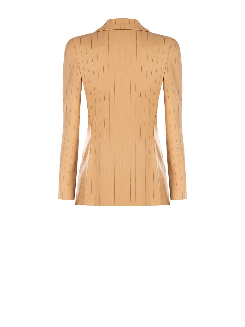 Rinascimento Giacca Gessata Beige