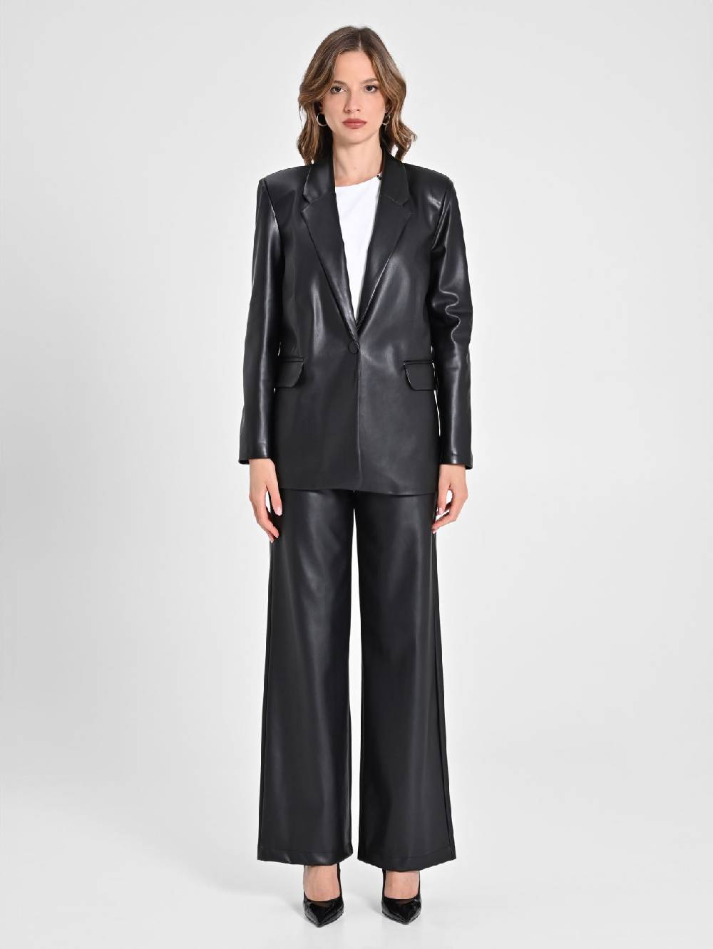 Rinascimento Giacca In Simil Pelle