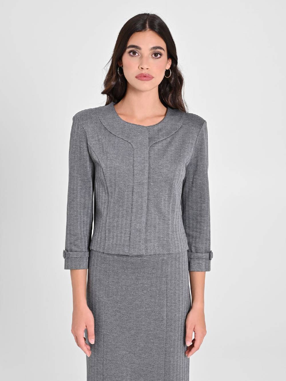 Rinascimento Giacca In Tessuto Spinato