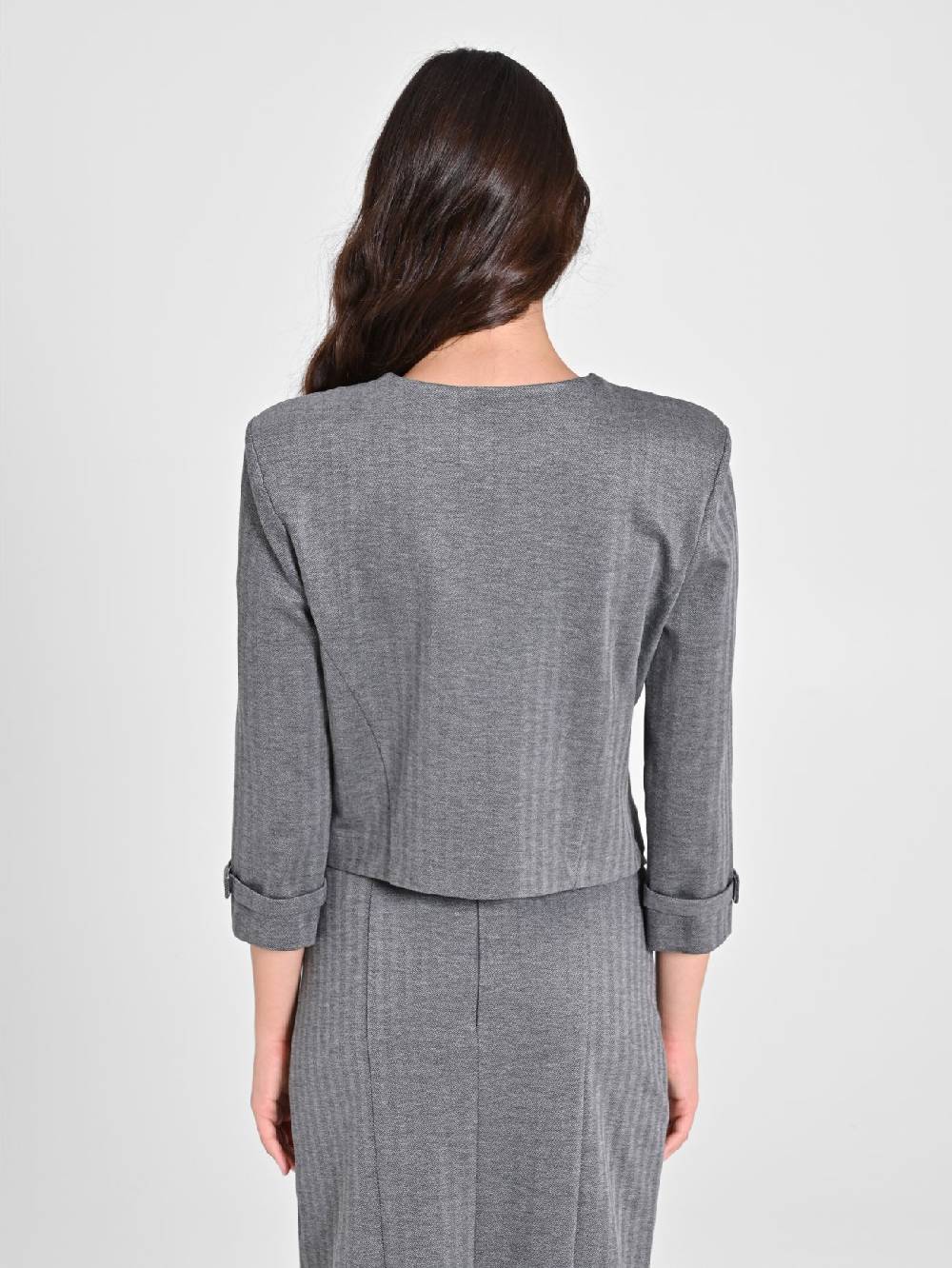 Rinascimento Giacca In Tessuto Spinato