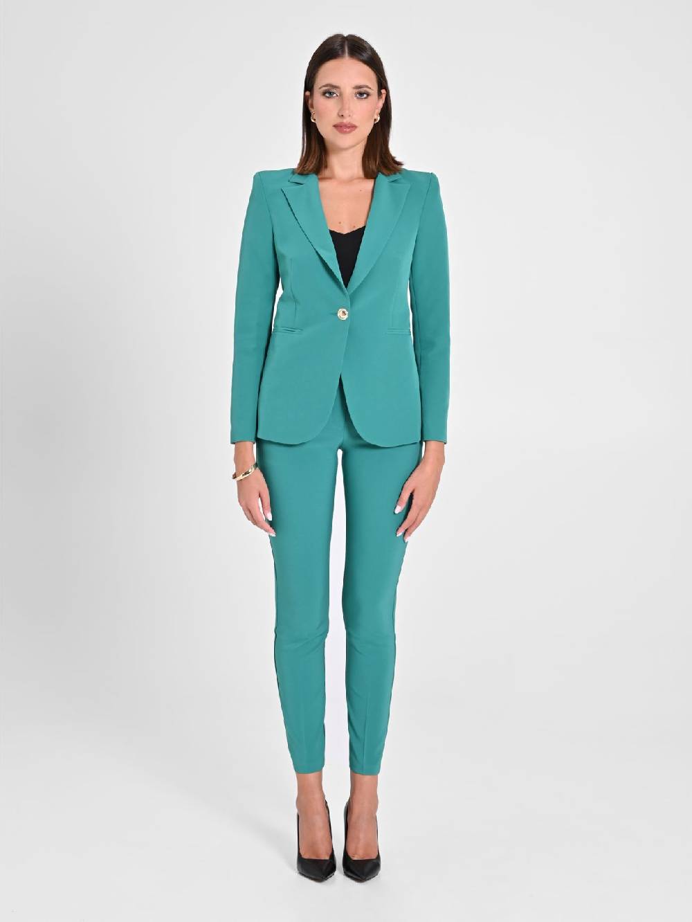 Rinascimento Giacca In Tessuto Tecnico Verde Giada