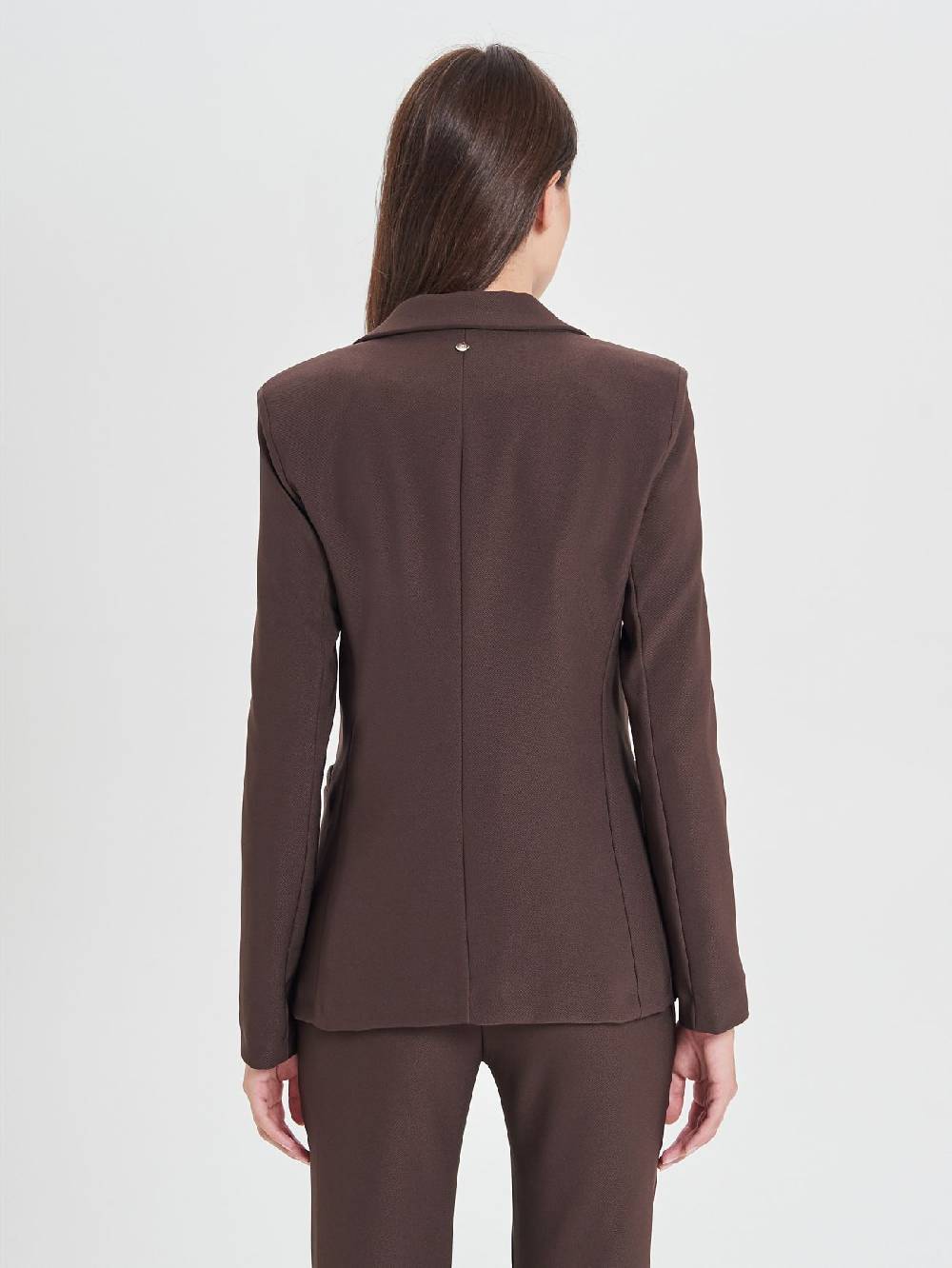 Rinascimento Giacca Marrone In Cadi Operato