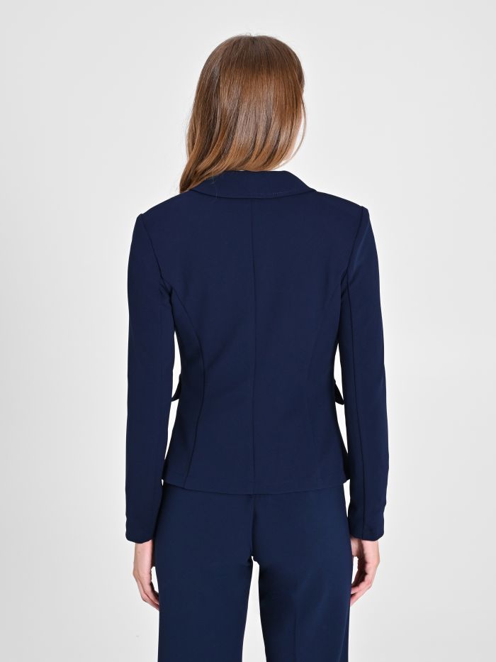 Rinascimento Giacca Monobottone In Scuba Crèpe