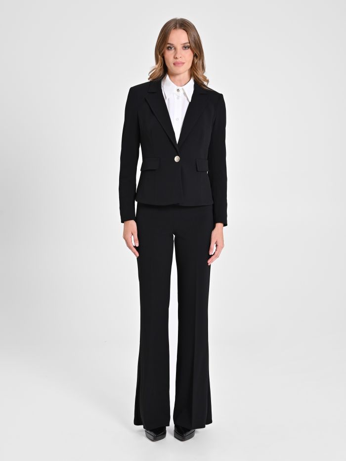 Rinascimento Giacca Monobottone In Scuba Crèpe