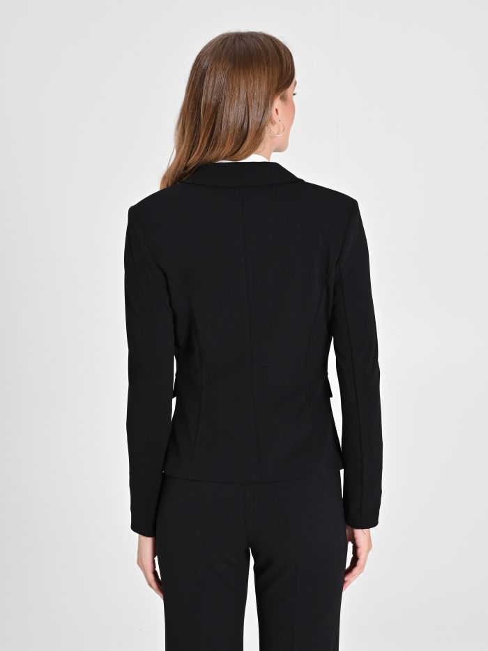 Rinascimento Giacca Monobottone In Scuba Crèpe