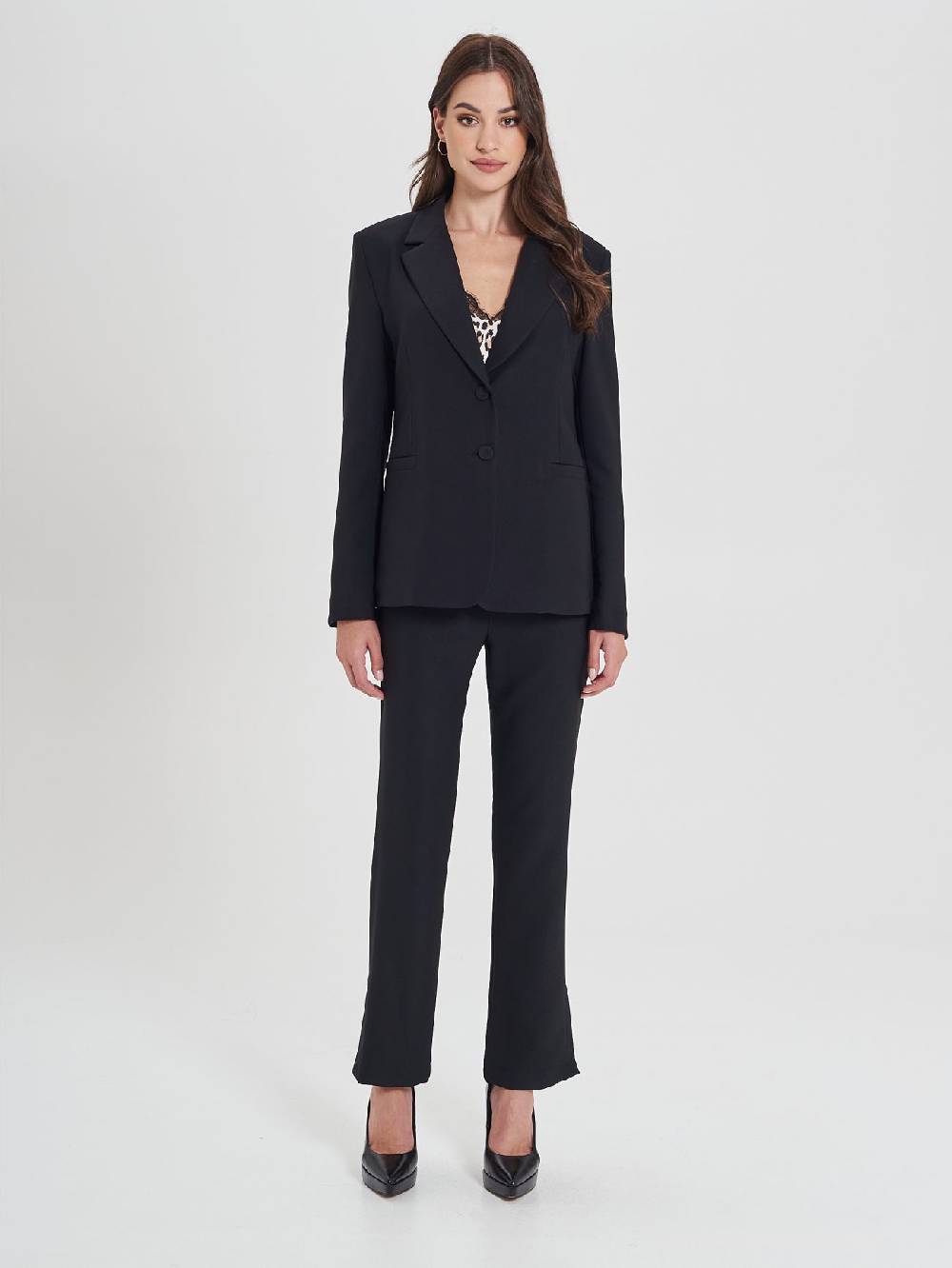 Rinascimento Giacca Nera In Cadi Operato