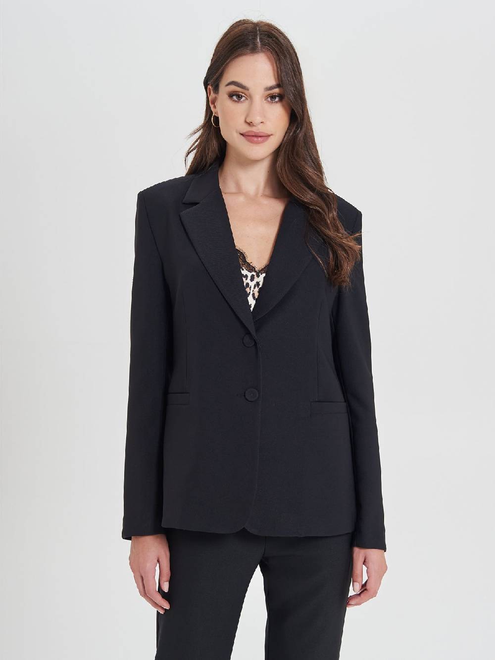 Rinascimento Giacca Nera In Cadi Operato