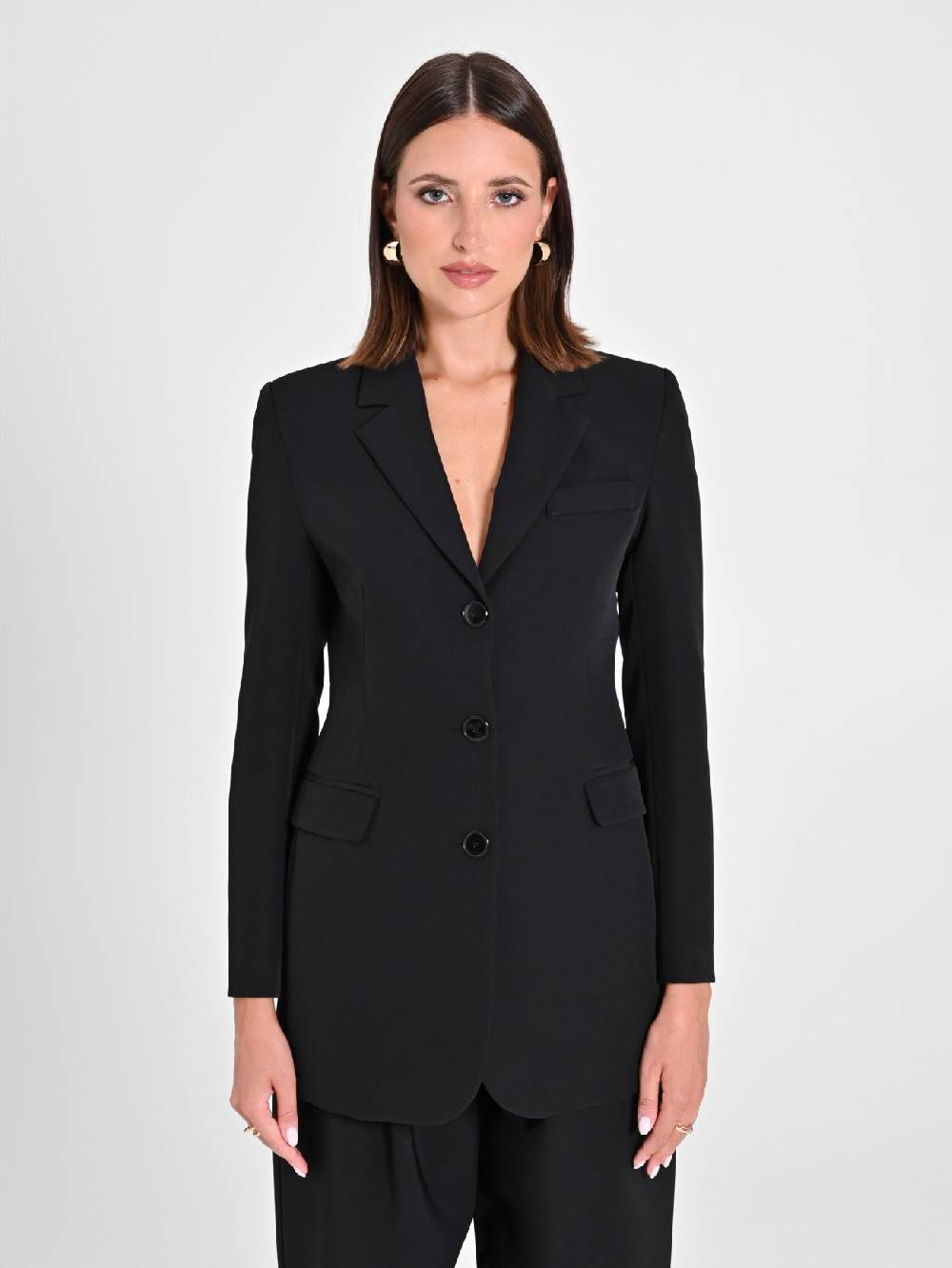 Rinascimento Giacca Sfiancata Nera