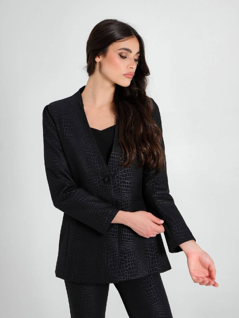 Rinascimento Giacca Stampa Cocco