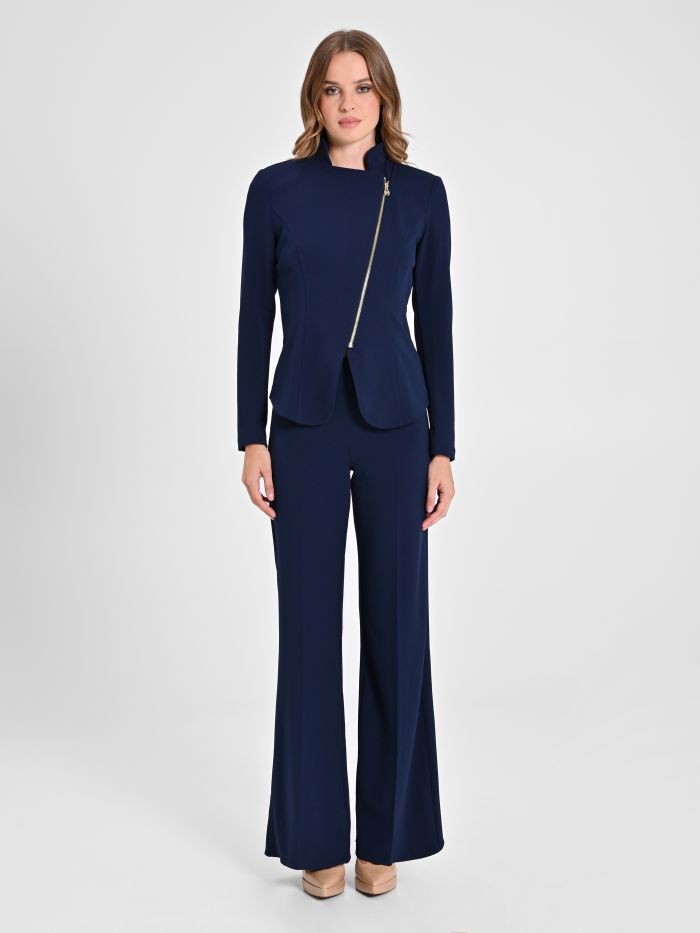 Rinascimento Giacca Zip In Scuba Crèpe