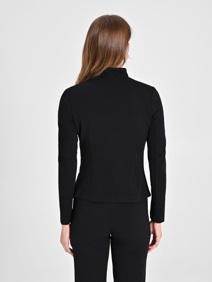 Rinascimento Giacca Zip In Scuba Crèpe Donna