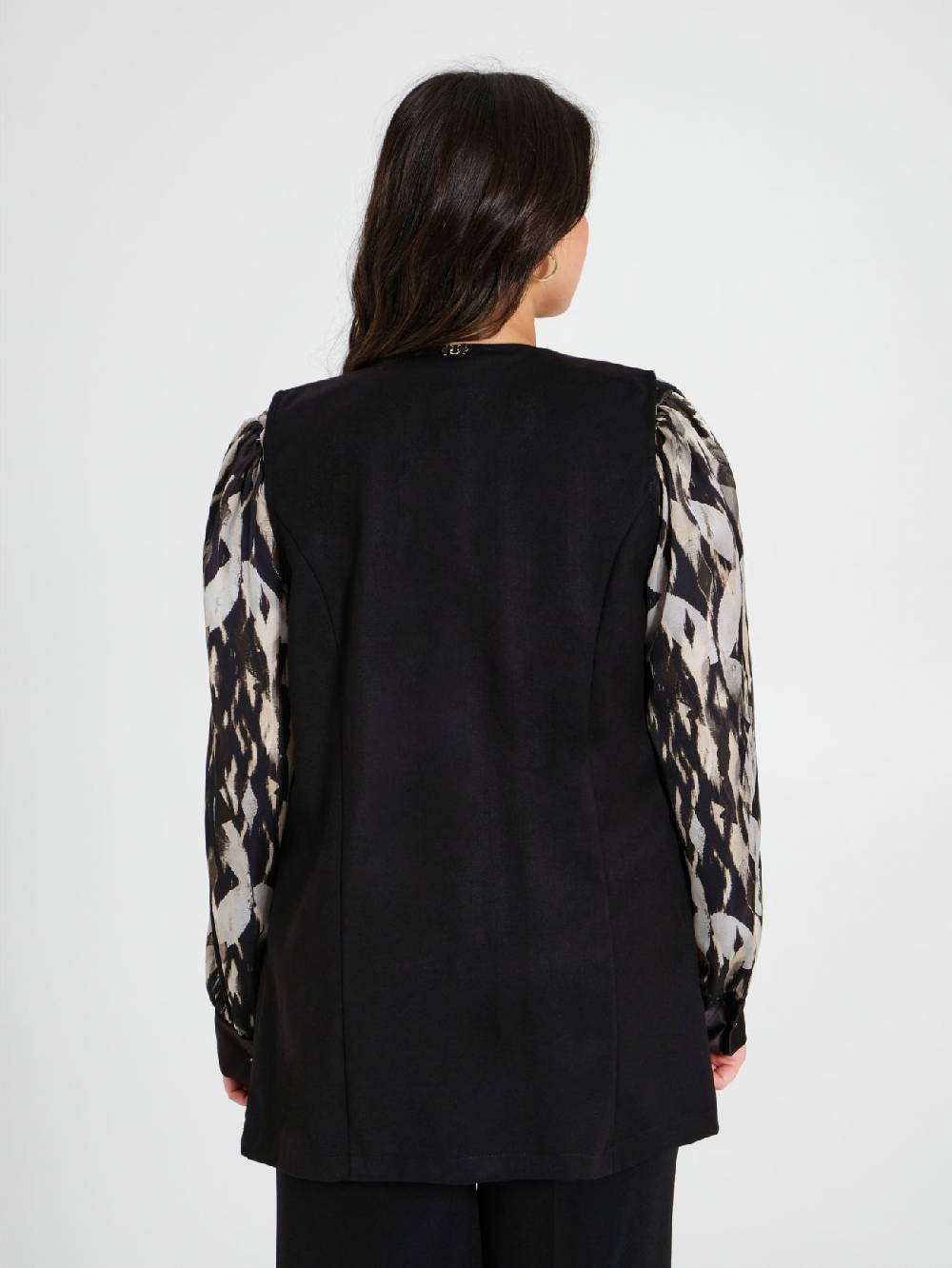 Rinascimento Gilet Curvy Nero