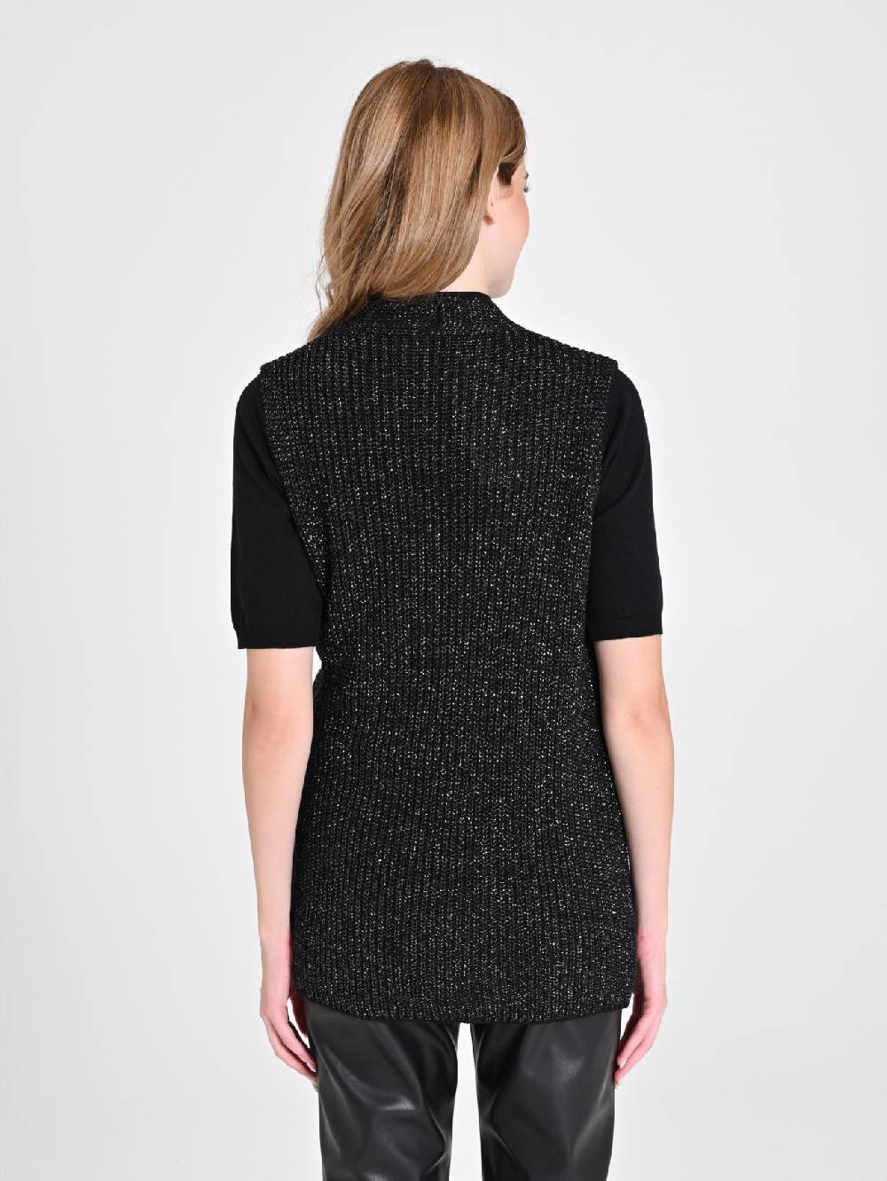 Rinascimento Gilet Fiocco Lurex