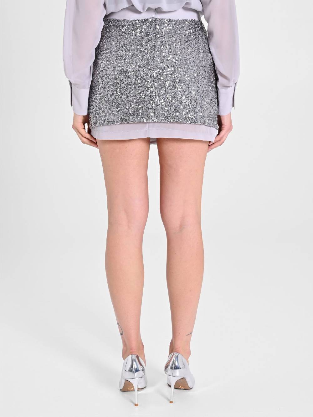 Rinascimento Gonna Corta In Paillettes