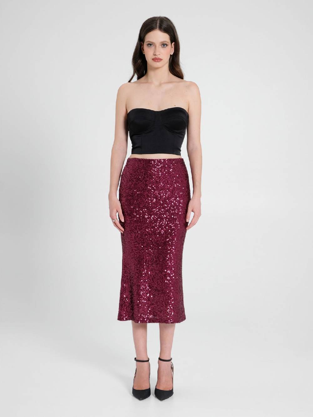 Rinascimento Gonna Longuette In Paillettes