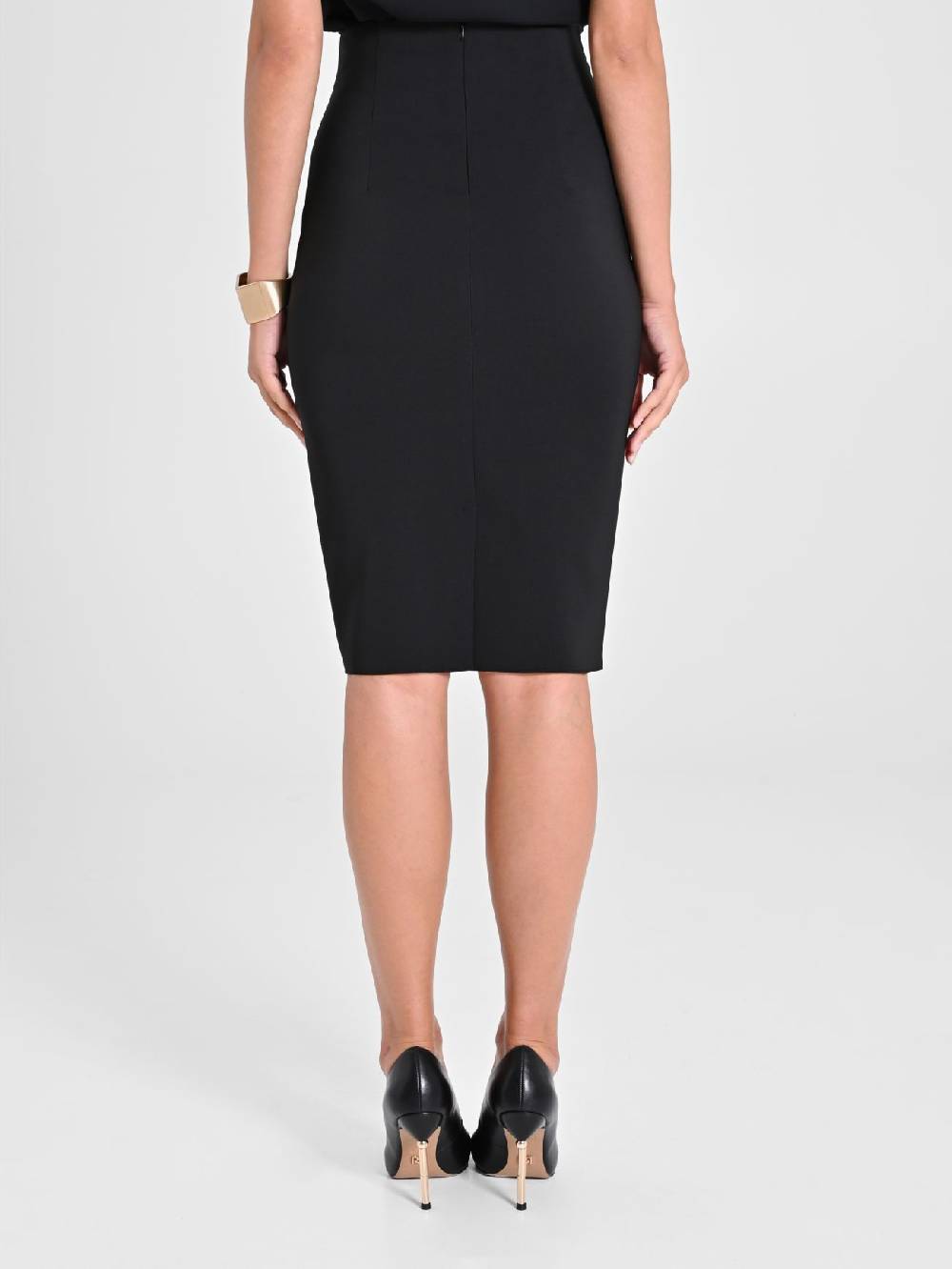 Rinascimento Gonna Nera Con Fibbia