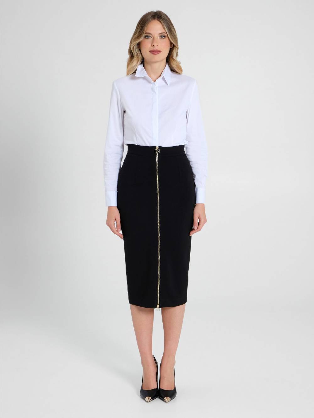 Rinascimento Gonna Tubino Con Zip Donna