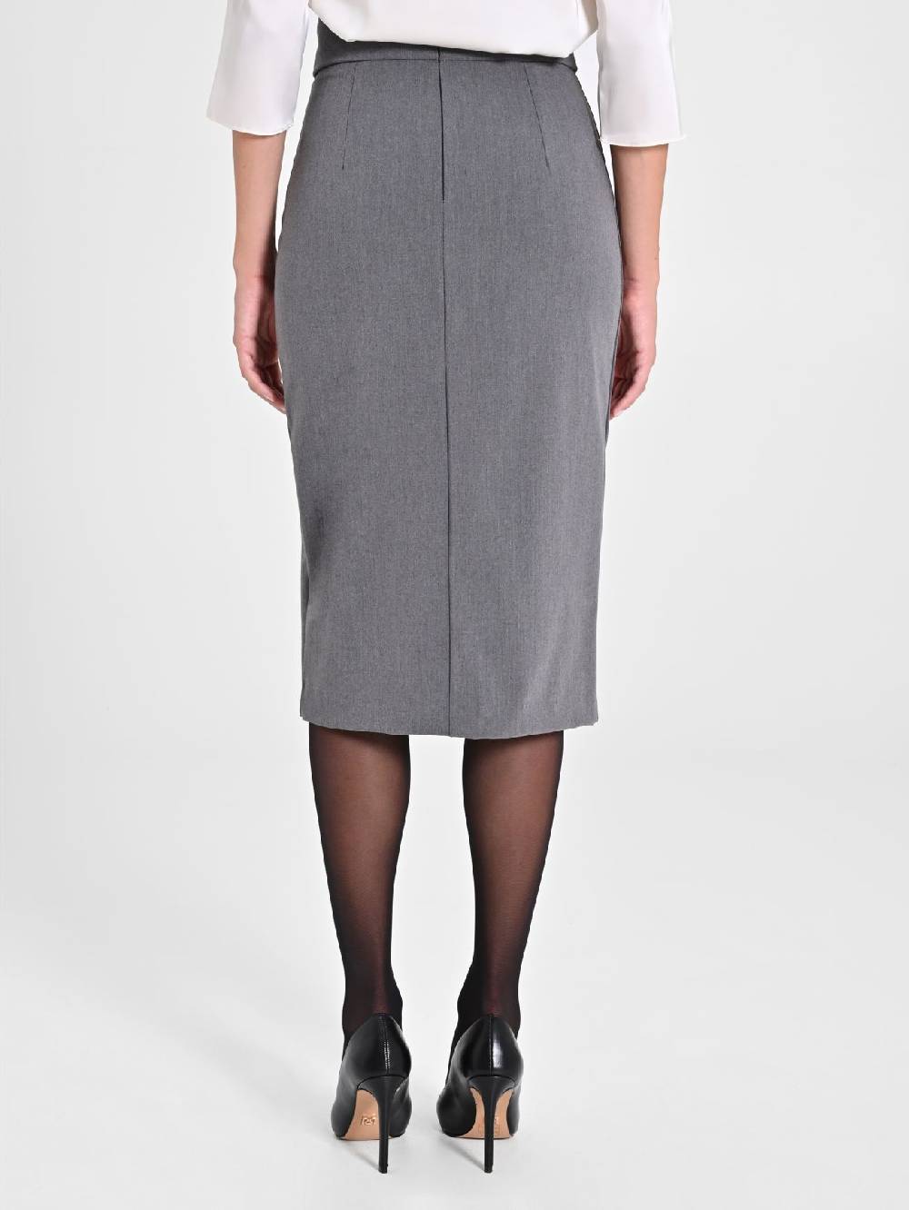 Rinascimento Gonna Tubino Grigio Mélange