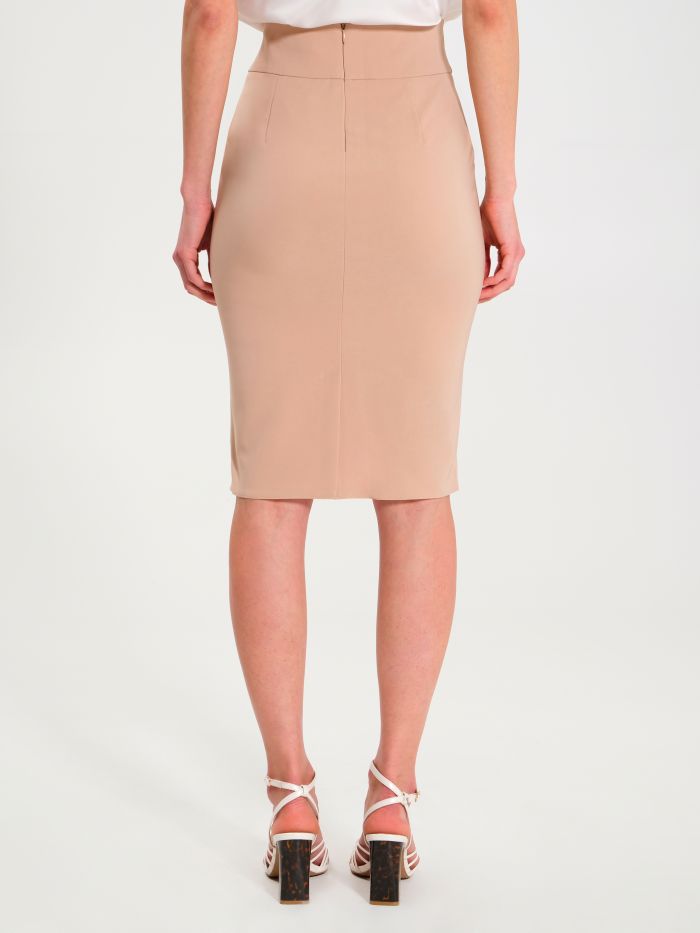 Rinascimento Gonna Tubino In Tessuto Tecnico