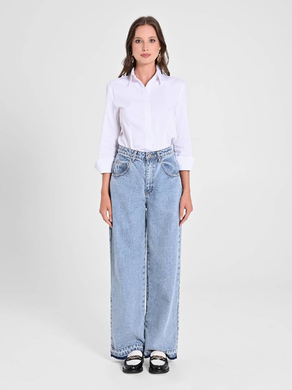 Rinascimento Jeans Chiari Wide Leg