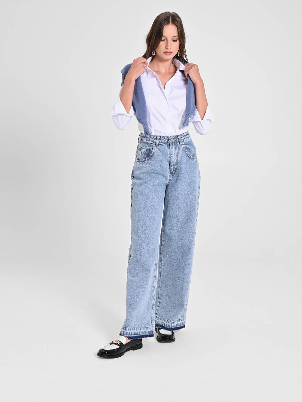 Rinascimento Jeans Chiari Wide Leg