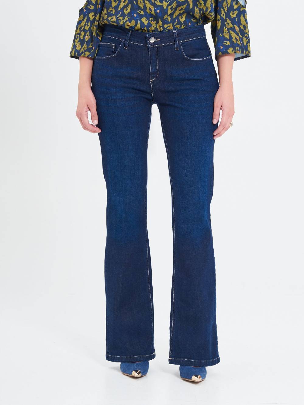 Rinascimento Jeans Curvy A Zampa