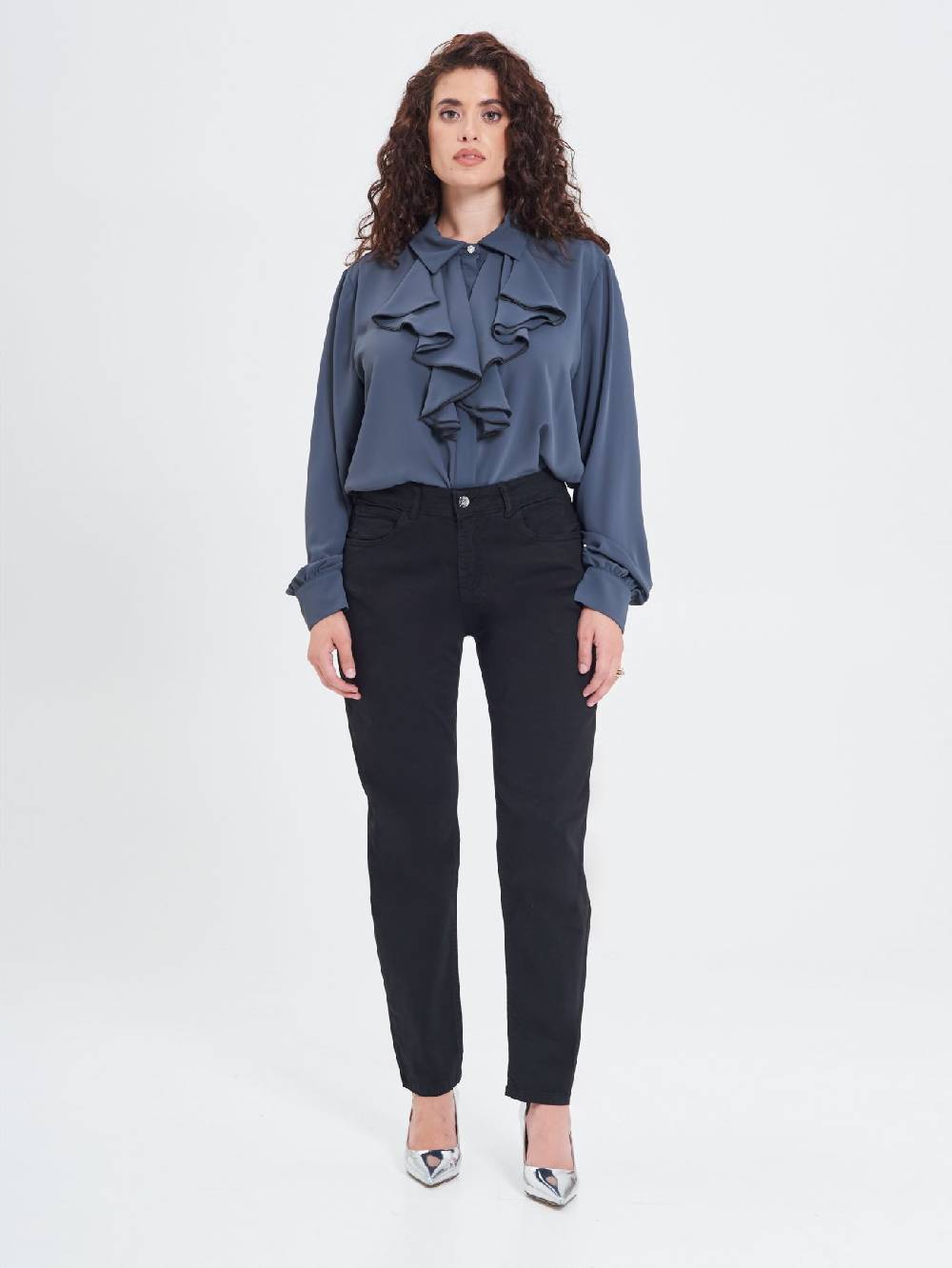 Rinascimento Jeans Curvy Neri