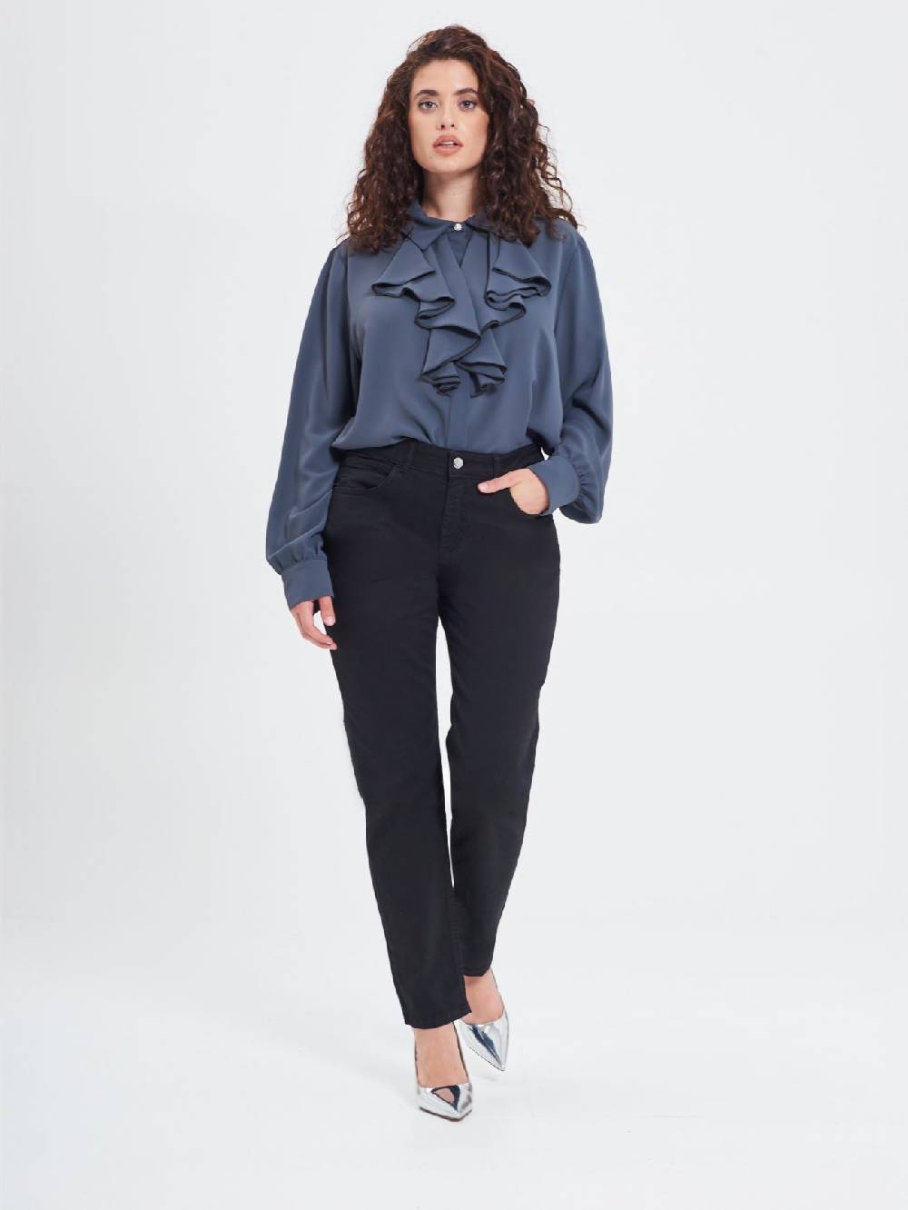 Rinascimento Jeans Curvy Neri