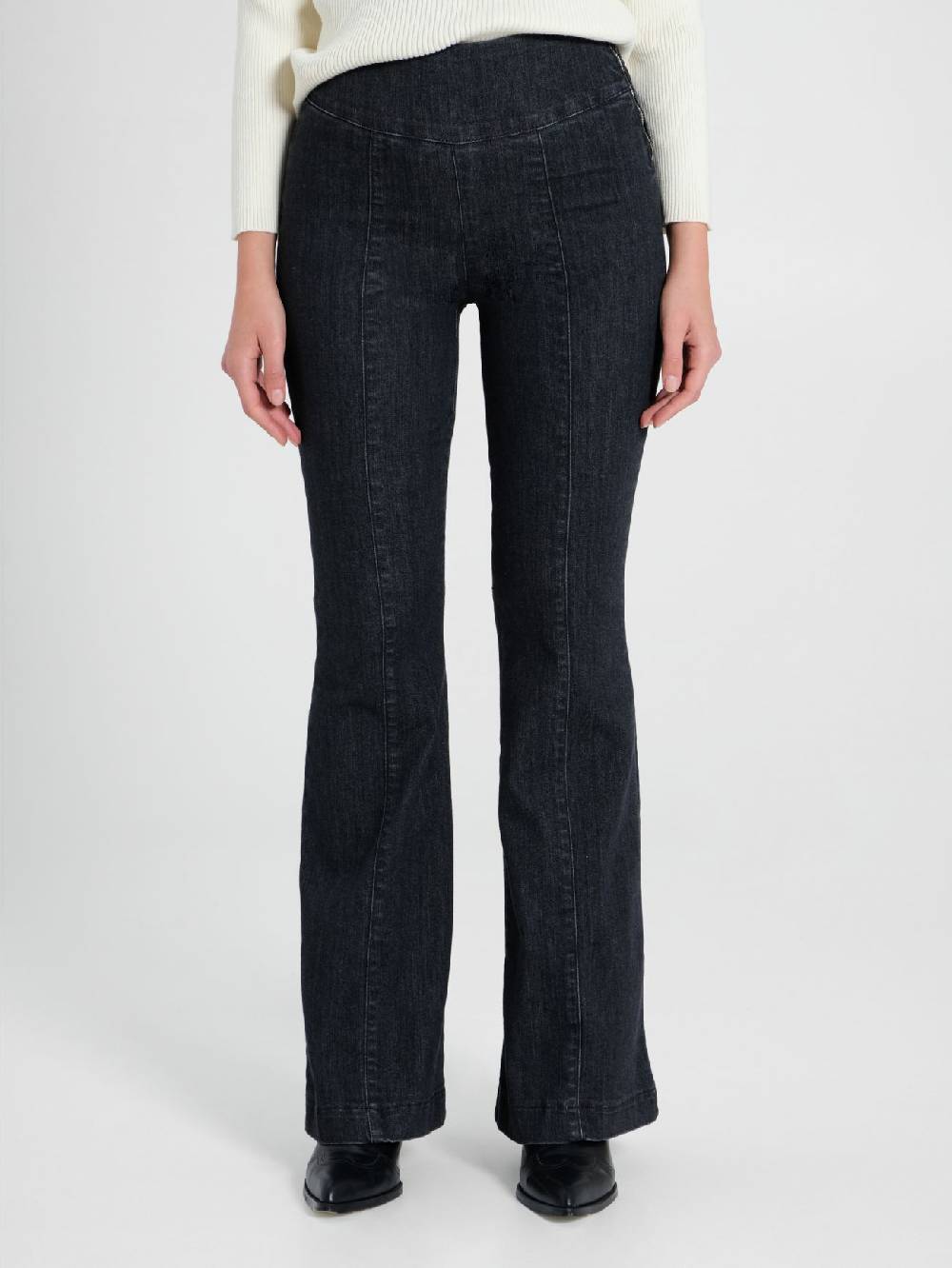 Rinascimento Jeans Neri A Zampa