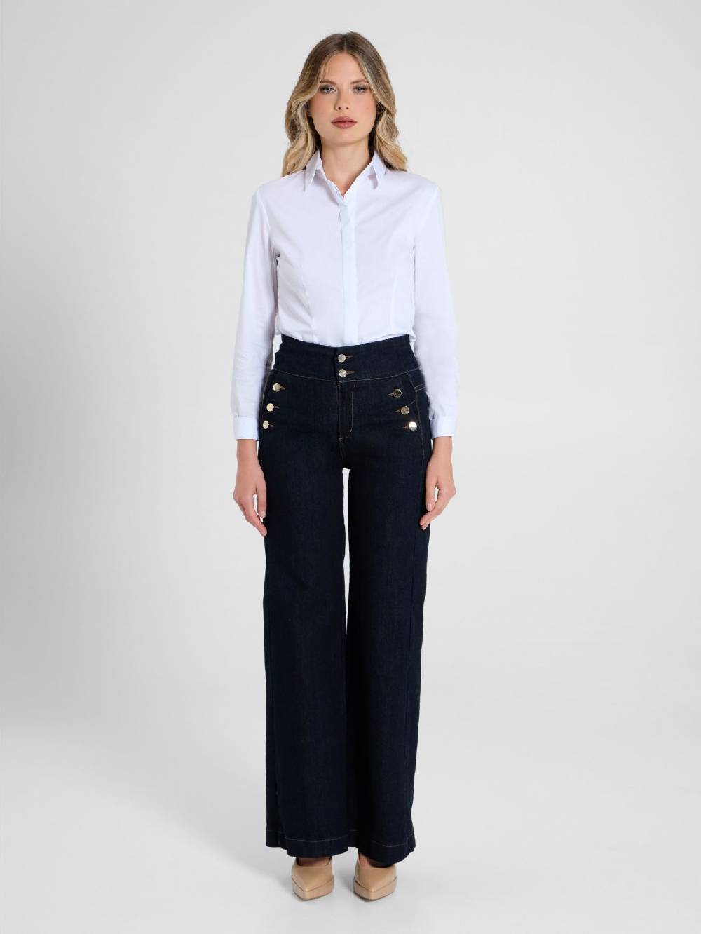 Rinascimento Jeans Palazzo Marinière