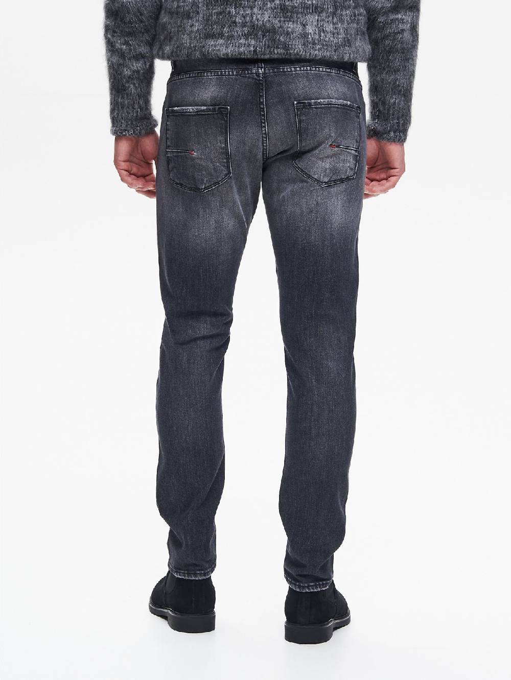 Rinascimento Jeans Regular-Fit Uomo Nero QB24