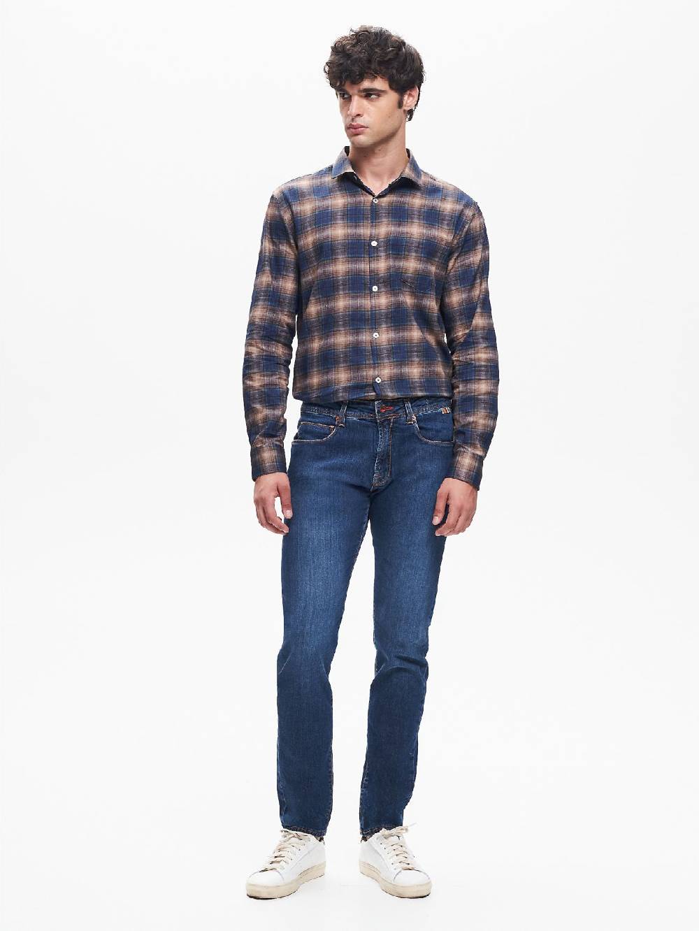 Rinascimento Jeans Slim-Fit Uomo Basic Blu QB24