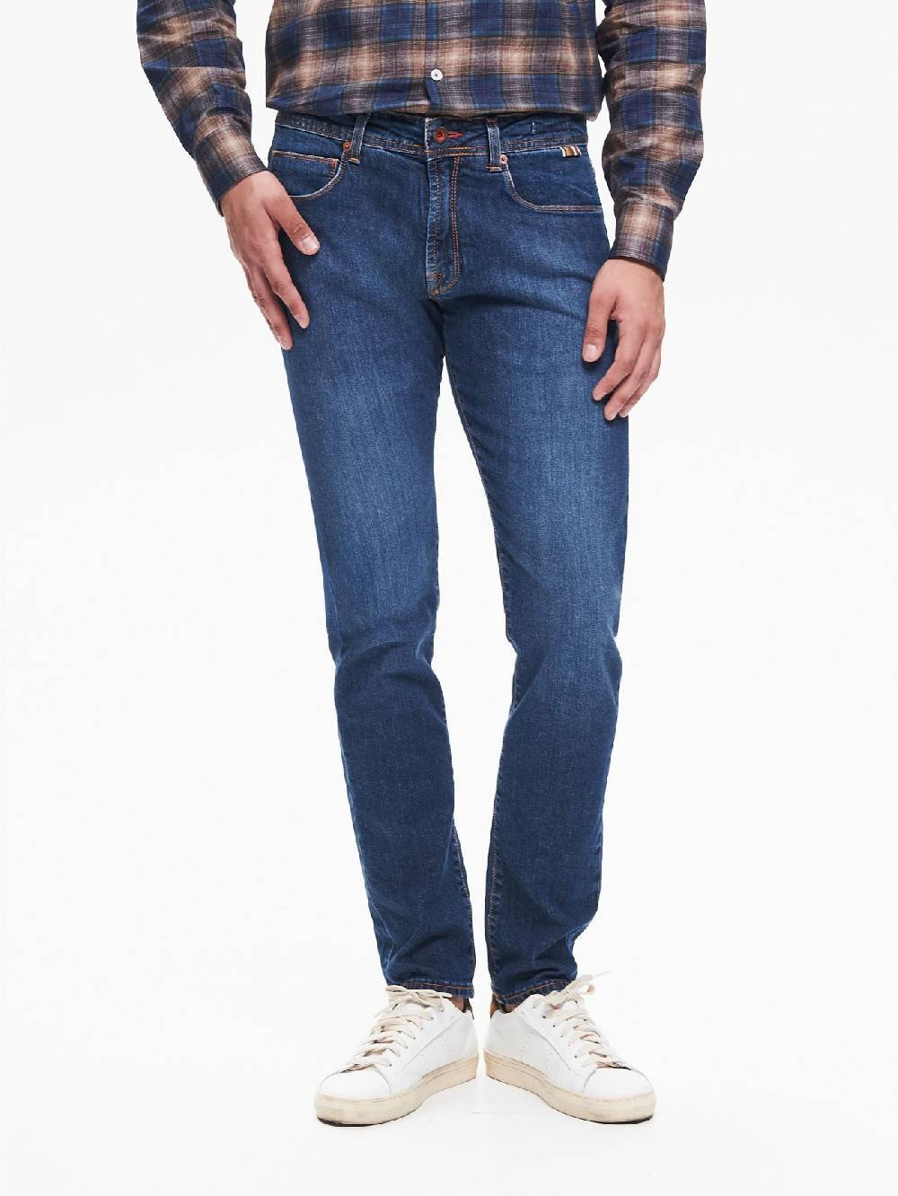 Rinascimento Jeans Slim-Fit Uomo Basic Blu QB24