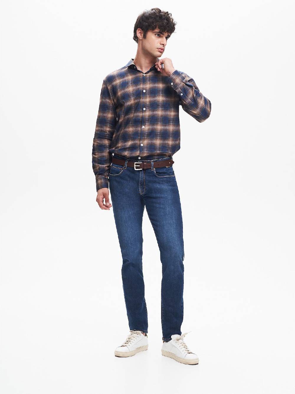 Rinascimento Jeans Slim-Fit Uomo Basic Blu QB24