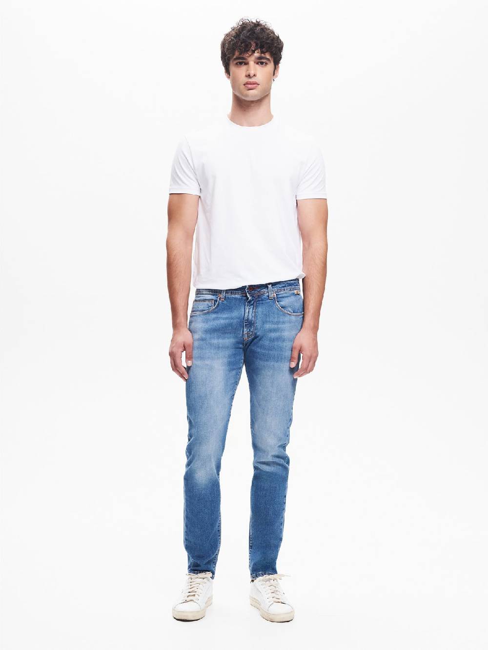 Rinascimento Jeans Slim-Fit Uomo Blu QB24