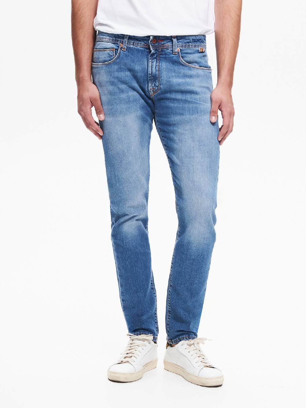 Rinascimento Jeans Slim-Fit Uomo Blu QB24